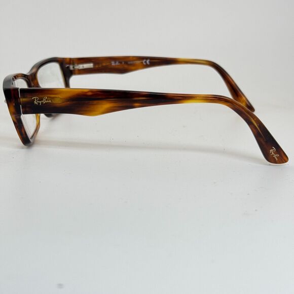 Ray Ban Eyeglasses Frames Only RB 5254 2144 52-18-145, Brown‎ Striped H15224 main image 4